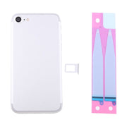 Battery Back Cover Assembly with Card Tray for iPhone 7(Silver)