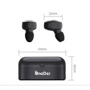 Oneder W11 True TWS Wireless Bluetooth Earphones Earbuds Stereo Headset(Black)