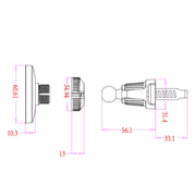 wlons Air Outlet Transparent Magnetic Car Holder
