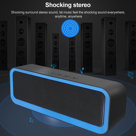 EBS-308 Outdoor Portable Mini Wireless Bluetooth Subwoofer Speaker(Orange)