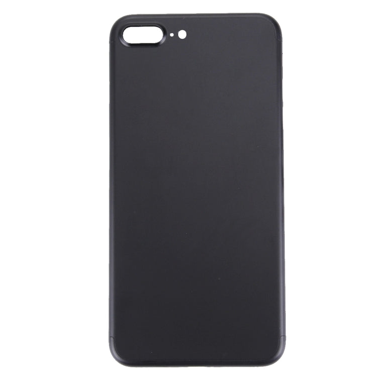 5 in 1 for iPhone 7 Plus (Back Cover + Card Tray + Volume Control Key + Power Button + Mute Switch Vibrator Key) Full Assembly Housing Cover(Black)