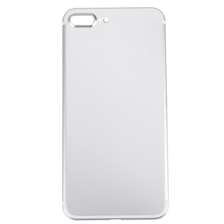 5 in 1 for iPhone 7 Plus (Back Cover + Card Tray + Volume Control Key + Power Button + Mute Switch Vibrator Key) Full Assembly Housing Cover(Silver)