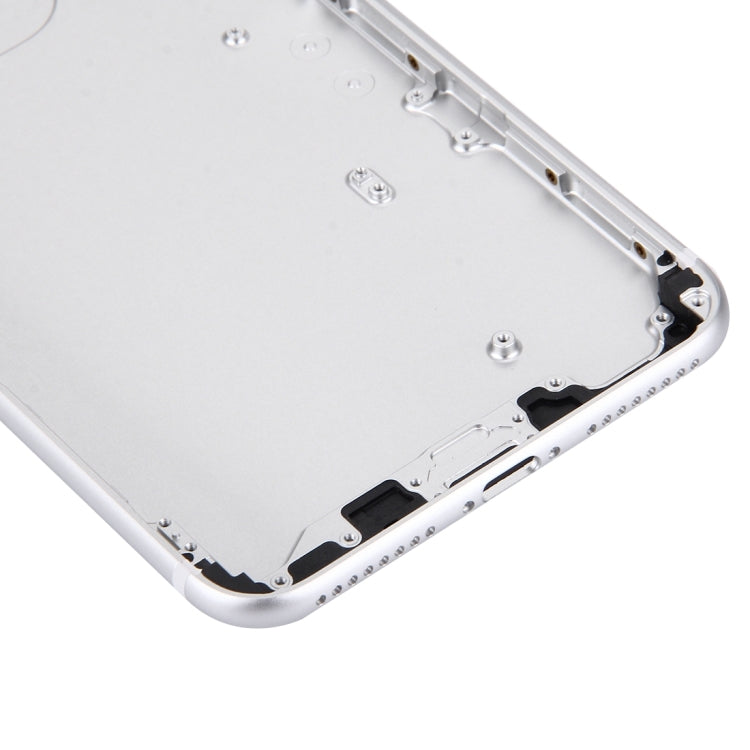 5 in 1 for iPhone 7 Plus (Back Cover + Card Tray + Volume Control Key + Power Button + Mute Switch Vibrator Key) Full Assembly Housing Cover(Silver)