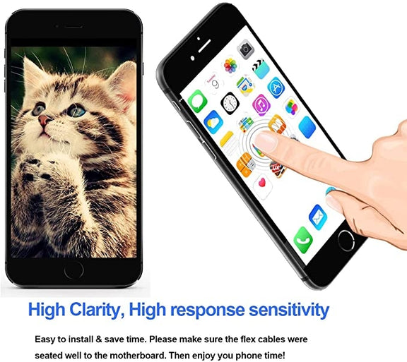 TFT LCD Screen for iPhone 7 Plus with Digitizer Full Assembly include Front Camera (Black)