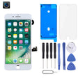 TFT LCD Screen for iPhone 7 Plus with Digitizer Full Assembly include Front Camera (White) - free shipping - PMC TechLife - Order now!