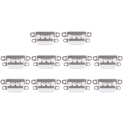 10 PCS Charging Port Connector for iPhone 7 Plus / 7(White)