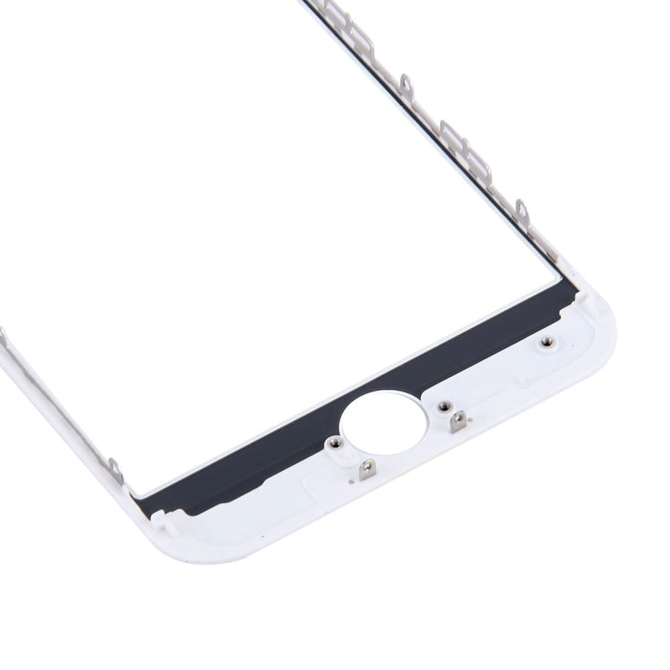 Front Screen Outer Glass Lens with Front LCD Screen Bezel Frame & OCA Optically Clear Adhesive for iPhone 7 Plus(White)