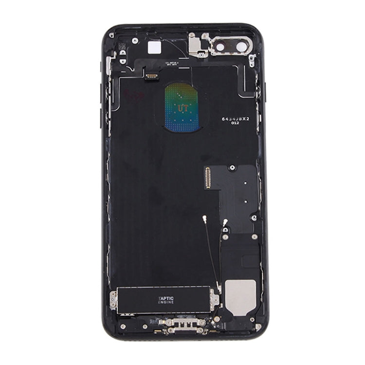 for iPhone 7 Plus Battery Back Cover Assembly with Card Tray(Black)
