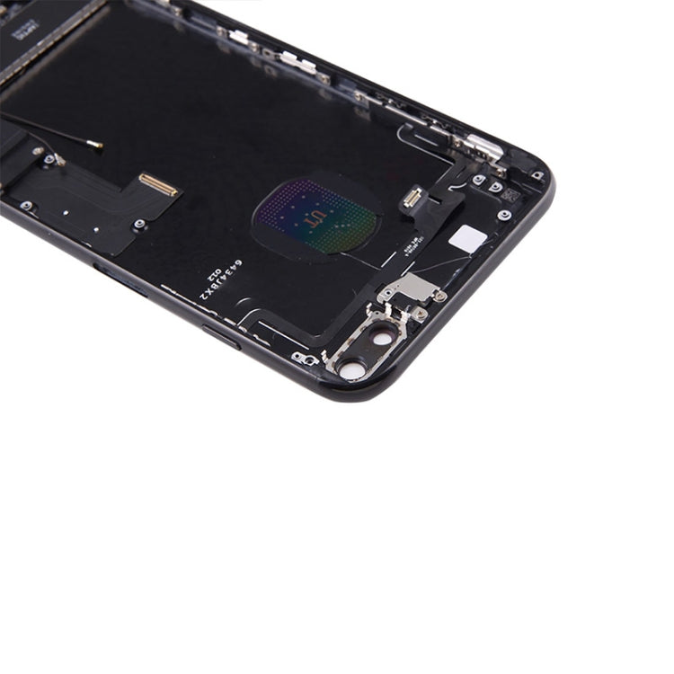 for iPhone 7 Plus Battery Back Cover Assembly with Card Tray(Black)