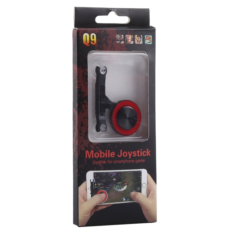 Q9 Direct Mobile Games Joystick Artifact Hand Travel Button Sucker for iPhone, Android Phone, Tablet(Red)