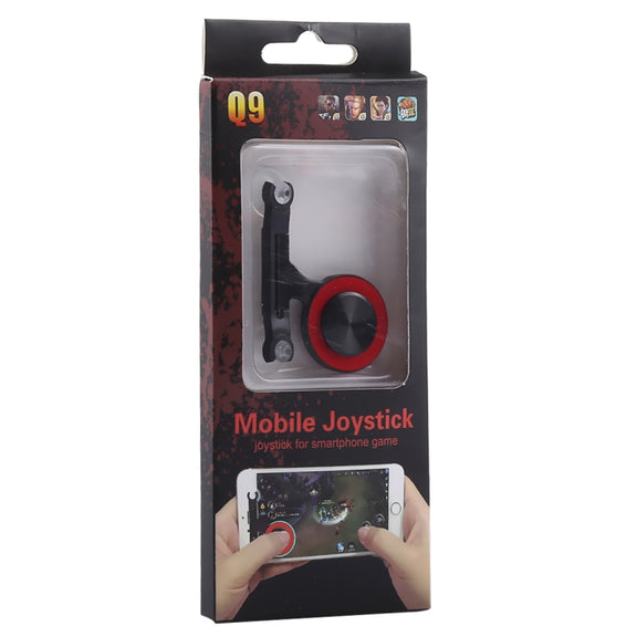 Q9 Direct Mobile Games Joystick Artifact Hand Travel Button Sucker for iPhone, Android Phone, Tablet(Red)
