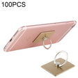 100 PCS Universal Finger Ring Mobile Phone Holder Stand(Gold) - Ring Holder by PMC TechLife | Online Shopping South Africa | PMC TechLife