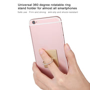 100 PCS Universal Finger Ring Mobile Phone Holder Stand(Gold)