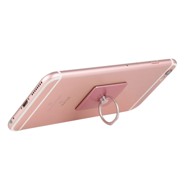 100 PCS Universal Finger Ring Mobile Phone Holder Stand(Rose Gold)