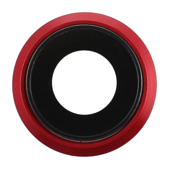 Back Camera Bezel with Lens Cover for iPhone 8 (Red)