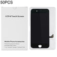 50 PCS Cardboard Packaging White Box for iPhone 8 / 7 LCD Screen and Digitizer Full Assembly - free shipping - PMC TechLife - Order now!