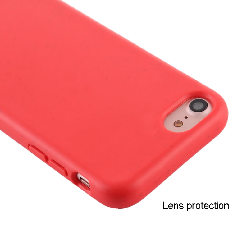 For iPhone 8 / 7 TPU Anti-Fall Mobile Phone Case With Lanyard(Rose Gold)