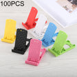 100 PCS Mini Universal Adjustable Foldable Phone Desk Holder, For iPhone, iPad, Samsung, Huawei, Xiaomi other Smartphones and Tablets, Random Color Delivery - Desktop Holder by PMC TechLife | Online Shopping South Africa | PMC TechLife