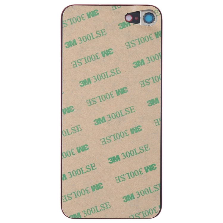 Back Cover with Adhesive for iPhone 8(Red)