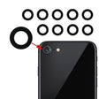 10 PCS Back Camera Lens for iPhone 8 - Camera Series by PMC TechLife | Online Shopping South Africa | PMC TechLife