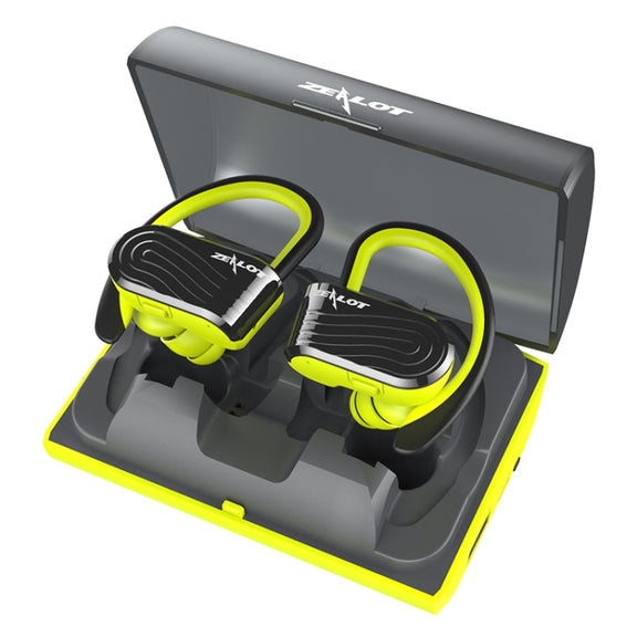 ZEALOT H10 TWS Ture Wireless Stereo Double Earphones Dust-proof Sweat-proof Bluetooth Earphone with Charging Box