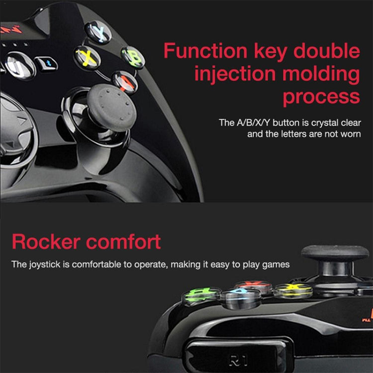 PXN PXN-6603 MFI Mobile Phone Wireless Bluetooth Game Handle Controller, Compatible with iOS System(Black)
