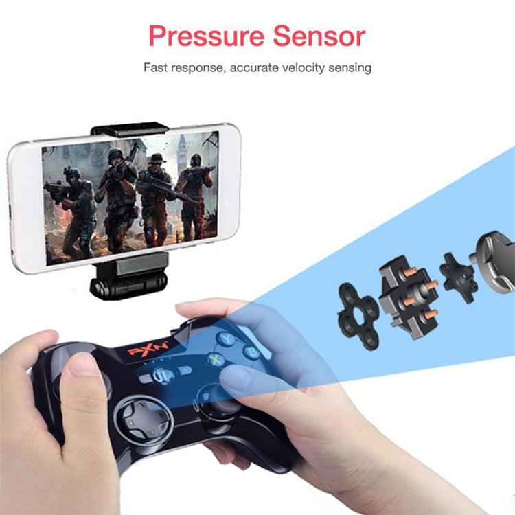 PXN PXN-6603 MFI Mobile Phone Wireless Bluetooth Game Handle Controller, Compatible with iOS System(Black)