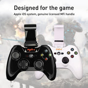 PXN PXN-6603 MFI Mobile Phone Wireless Bluetooth Game Handle Controller, Compatible with iOS System(Black)
