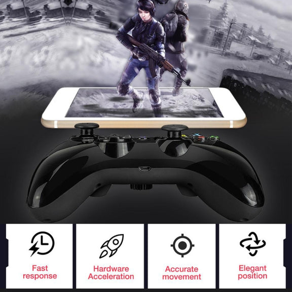 PXN PXN-6603 MFI Mobile Phone Wireless Bluetooth Game Handle Controller, Compatible with iOS System(Black)