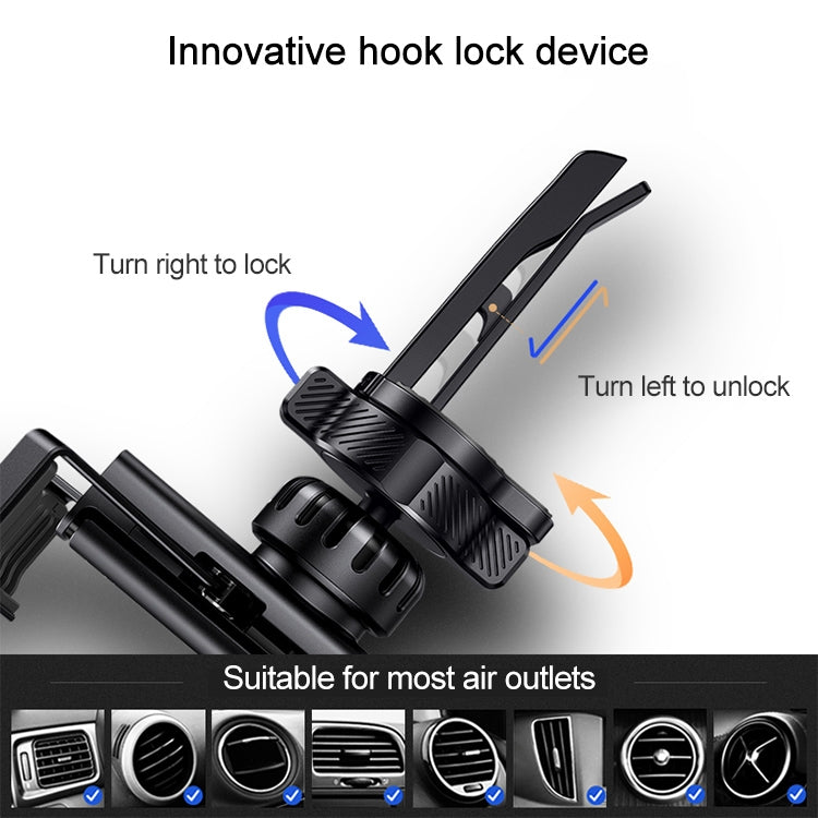 USAMS US-ZJ058 Retractable Gravity Car Holder for 4.7
