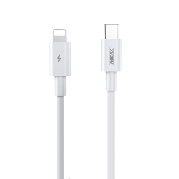 REMAX Marlik Series RC-183i PD 20W USB-C / Type-C to 8 Pin Interface Fast Charging Data Cable, Cable Length: 2m (White)