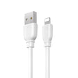 REMAX RC-138i 2.4A USB to 8 Pin Suji Pro Fast Charging Data Cable, Cable Length: 1m (White) - Normal Style Cable by REMAX | Online Shopping South Africa | PMC TechLife | Buy Now Pay Later Mobicred