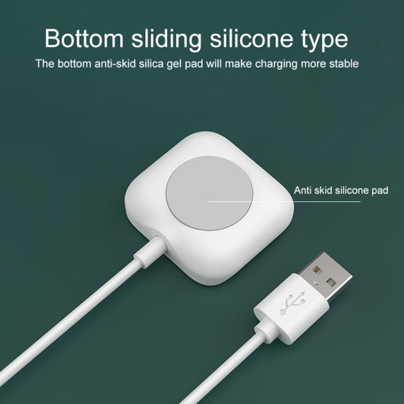 For OPPO Watch 41mm Smart Watch Magnetic Charger Charging Base(White)
