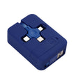 019-1 3 in 1 USB to 8 Pin + Micro USB + USB-C / Type-C Macaron Telescopic Data Cable with Storage Slot & Bracket, Cable Length: 1m (Blue) - Multifunction Cable by PMC TechLife | Online Shopping South Africa | PMC TechLife
