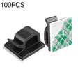 HG2392 100 PCS Desktop Data Cable Organizer Fixing Clip, Gum Type: Green and White(Black) - Cable Organizer by PMC TechLife | Online Shopping South Africa | PMC TechLife