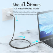 ADC-009 USB to 8 Pin Zinc Alloy Hose Fast Charging Data Cable, Cable Length: 1m (Silver)