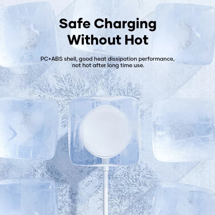 2 in 1 USB to 8 Pin + + Magnetic Watch Wireless Charger Data Cable, Cable Length: 1.2m