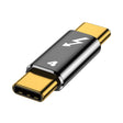 5A USB-C/Type-C to USB-C/Type-C Compatible Thunderbolt 4 Aluminum Alloy Adapter - Type-C Adapter by PMC TechLife | Online Shopping South Africa | PMC TechLife