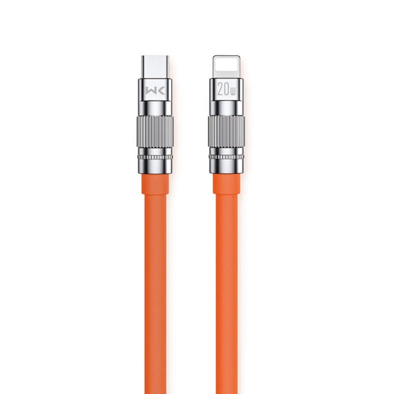 WK WDC-187 Qjie Series 20W USB-C/Type-C to 8 Pin Fast Charge Data Cable, Length: 1m(Orange)