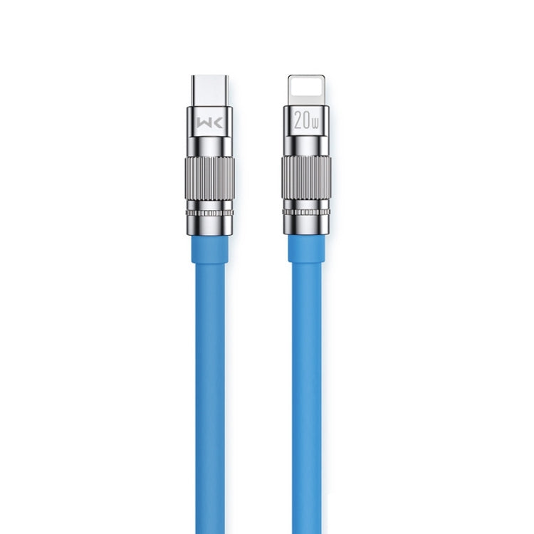WK WDC-187 Qjie Series 20W USB-C/Type-C to 8 Pin Fast Charge Data Cable, Length: 1m(Blue)
