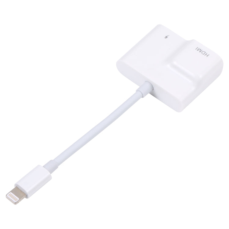 8 Pin to HDMI Digital AV Converter(White)