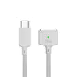 140W USB-C / Type-C to MagSafe 3 Nylon Braided Magnetic Charging Cable, Length: 2m (White) - Cable & Adapter by PMC TechLife | Online Shopping South Africa | PMC TechLife