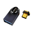 10 Gbps USB Female to Type-C Male Magnetic Magnetic Medium Elbow Charging Adapter - Converter & Adapter by PMC TechLife | Online Shopping South Africa | PMC TechLife