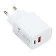 T087 20W USB-C / Type-C + USB Ports Fast Charging Travel Charger, EU Plug - free shipping - PMC TechLife - Order now!