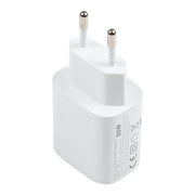 T087 20W USB-C / Type-C + USB Ports Fast Charging Travel Charger, EU Plug