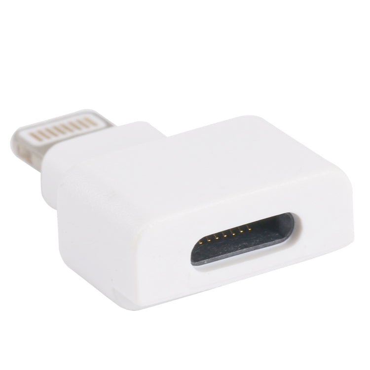 8 Pin Female to 8 Pin Male Trapezoid Adapter (White)