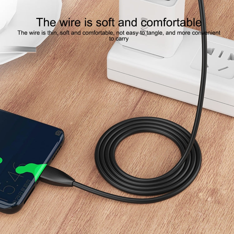 IVON CA87 USB to 8 Pin TPE Fast Charge Data Cable, Cable Length: 1m(White)