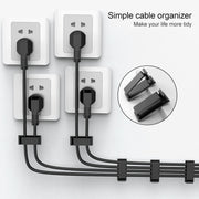 HG2613 20 PCS Desktop Data Cable Organizer Fixing Clip (White)