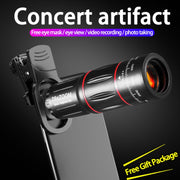 W28-QK Mobile Phone Universal Lens Telescope 28X Big Pocket + Shelf Set