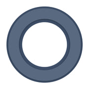 NILLKIN Portable PU Leather Magnetic Ring Sticker (Blue)